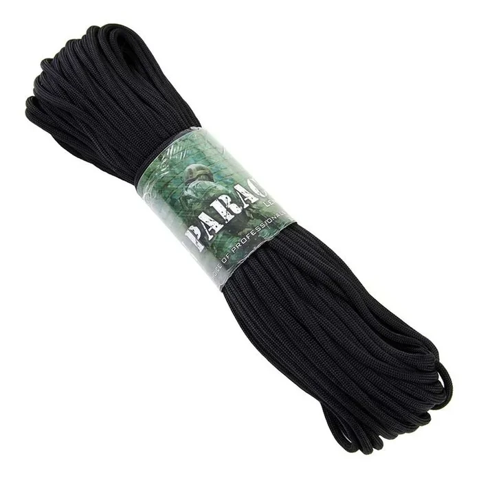 101 INC Paracord 30 metros 3mm color negro