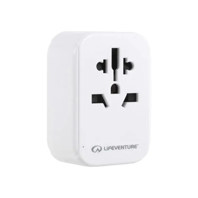 Accesorio lifeventure Travel Adaptor w/ USB (& USB C)