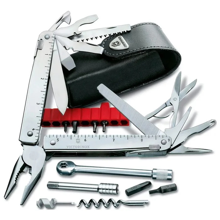 Accesorios para herramientas Victorinox Swisstool X Plus Ratchet + Etui Cuir Gris