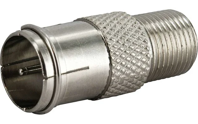 Adaptador F rápido plata Schwaiger