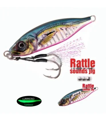 Adicto Jig Rattle montado 57mm 30gr colores varios