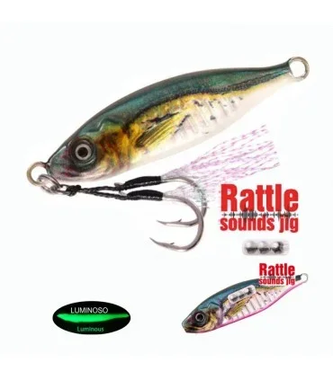 Adicto Jig Rattle montado 63mm 40gr colores varios