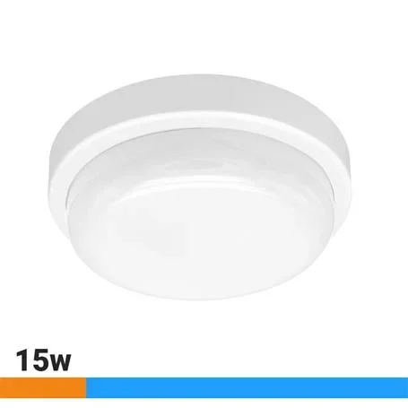 APLIQUE LED REDONDO EXTERIOR LUZ FRIA 15W AIRMEC AM130779