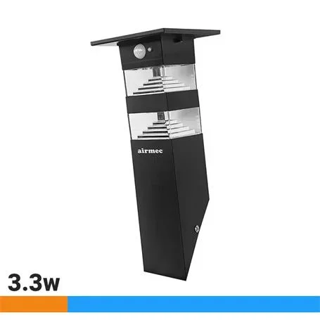 APLIQUE LED SOLAR 3.3W 400 LUMENS SERIE SAKSUN LUZ FRIA AIRMEC AM131084