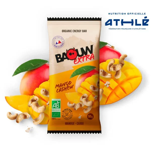 Barritas energéticasBAOUWEXTRA BIO MANGUE-CAJOU UNI