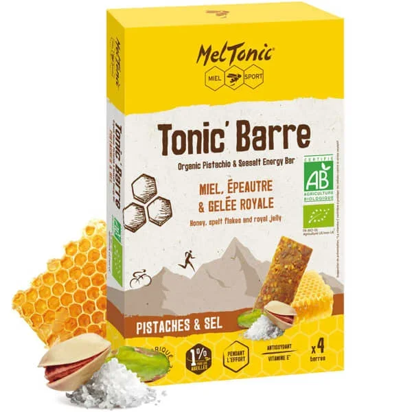Barritas energéticasMELTONICTONIC BARRE BIO PISTACHES & FLEUR DE SEL ETUI X4