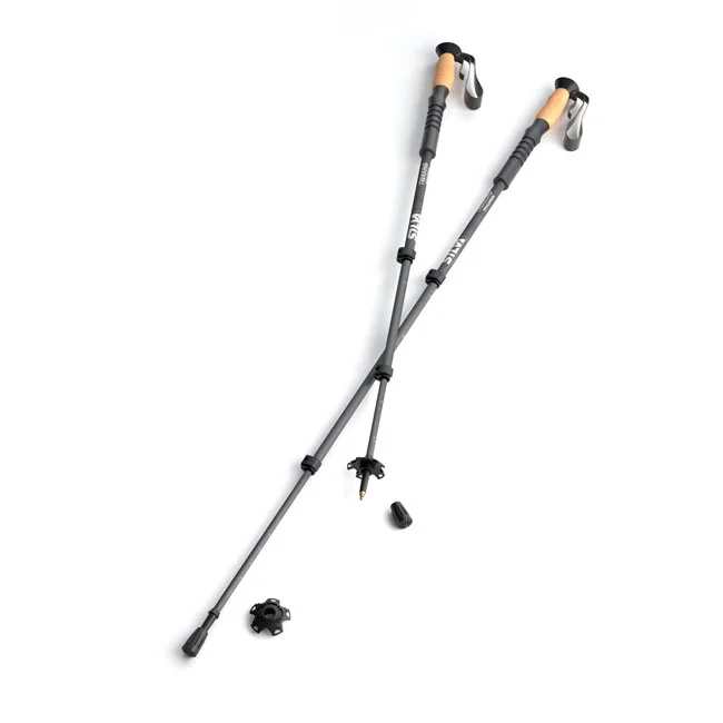 Bastones silva Trekking Poles Aluminum Cork 3 Secc. Par