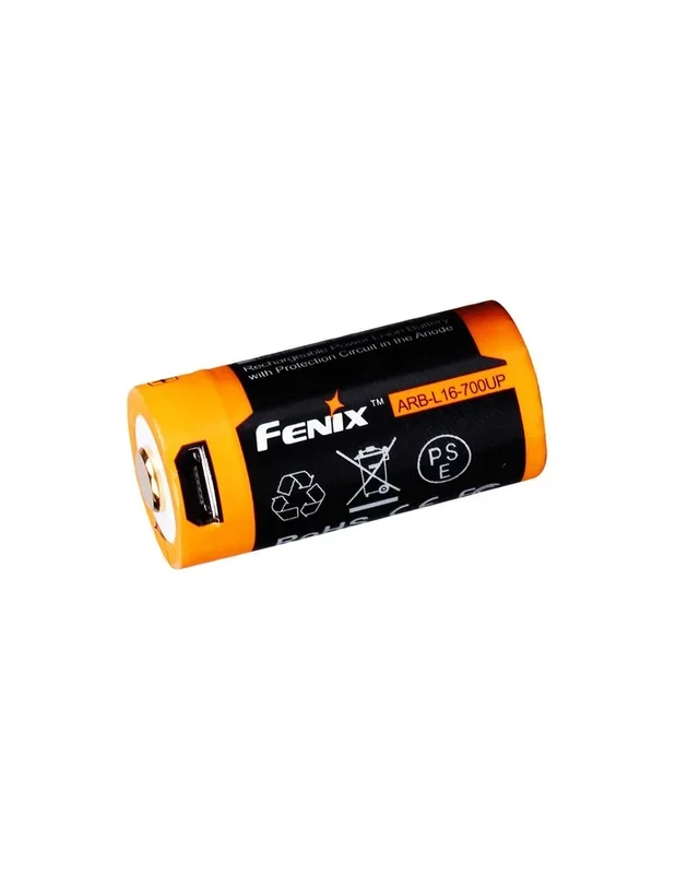 Batería Fenix ARB-L16-700UP (carga por micro USB y también puede en un cargador)
