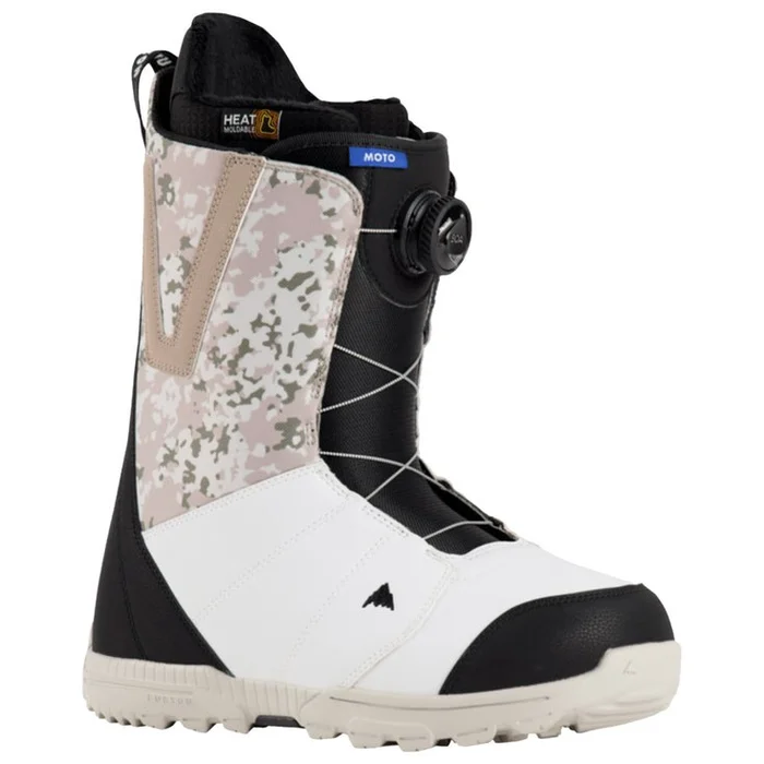 Botas Burton Moto Boa Black White