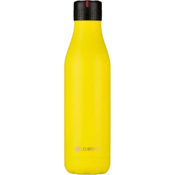 Botella isotermaLES ARTISTES PARISBOTTLE UP 750ML YELLOW