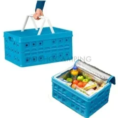Caja Plegable Camping con Isotermo