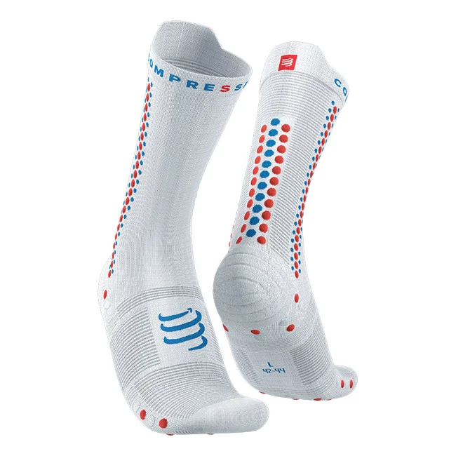 Calcetines compressport Pro Racing v4.0 Bike WHITE/ORANGE