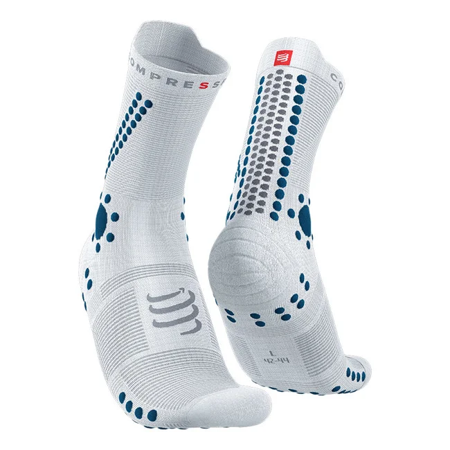 Calcetines compressport Pro Racing v4.0 Trail WHITE/FJORD
