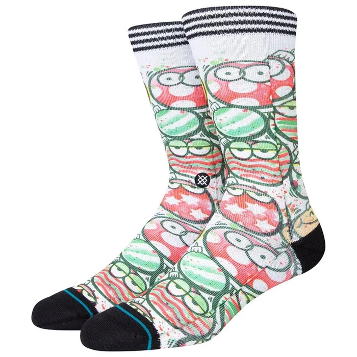 Calcetines Stance Crew Sock Kevin Lyons Ornament White