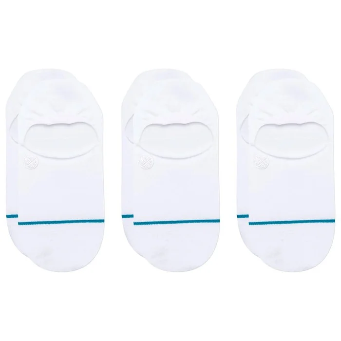 Calcetines Stance Icon No Show 3 Pack Socks White