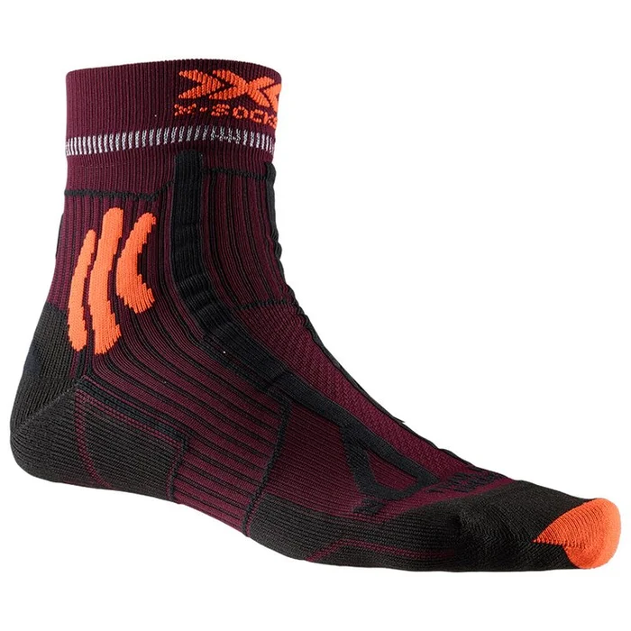 Calcetines X Socks Run Trail Energy Sunset Noir
