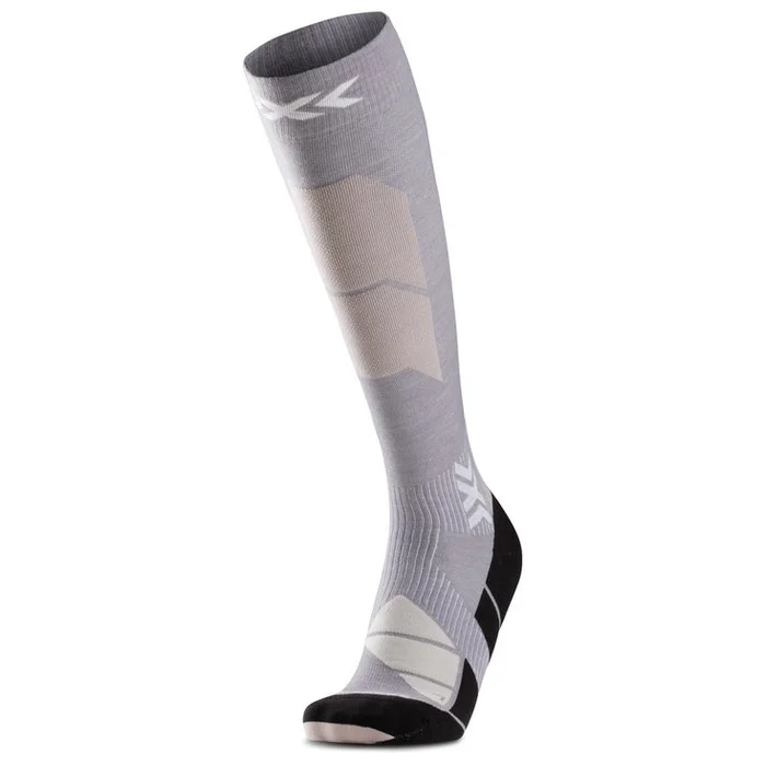 Calcetines X Socks Ski Perform Merino Otc Seal Grey Light Sand