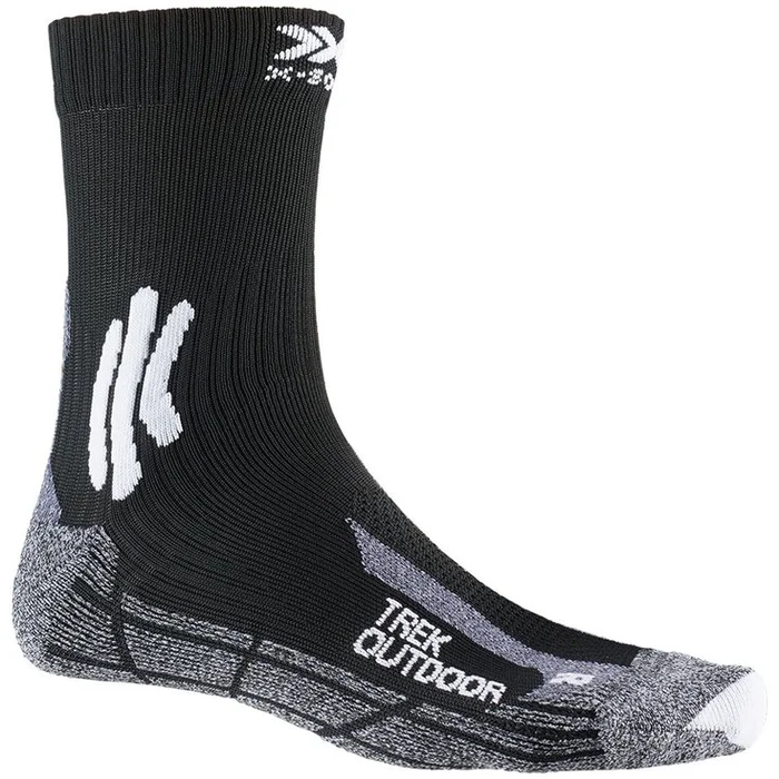 Calcetines X Socks Trek Outdoor Opal Black Dolomite Grey Melange