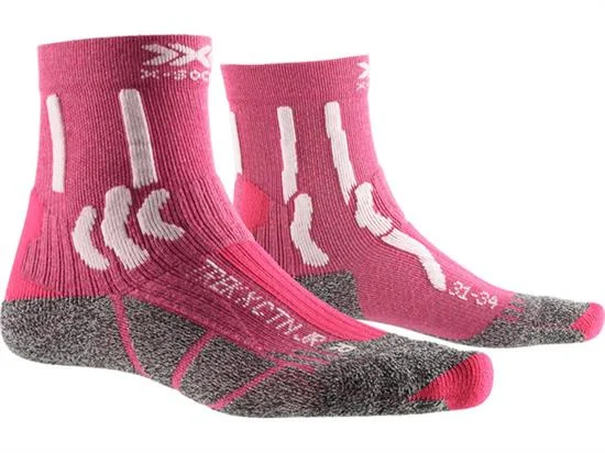 Calcetines xsocks Trek X Ctn Jr Flamingo Pink/arctic White