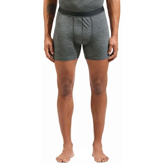 Calzoncillo odlo BOXER MERINO 160 Steel Grey Melange