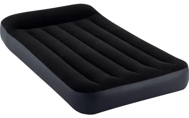 Cama de aire Intex DuraBeam PillowRest Twin con bomba de 220 V 191 x 99 x 25 cm