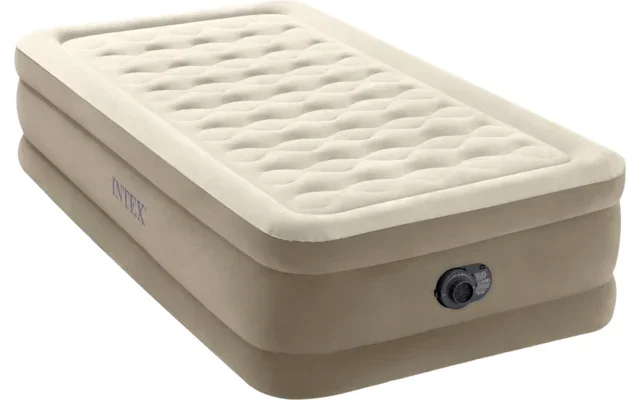 Cama de aire Intex DuraBeam UltraPlush Twin con bomba de 220 V 99 x 191 x 46 cm