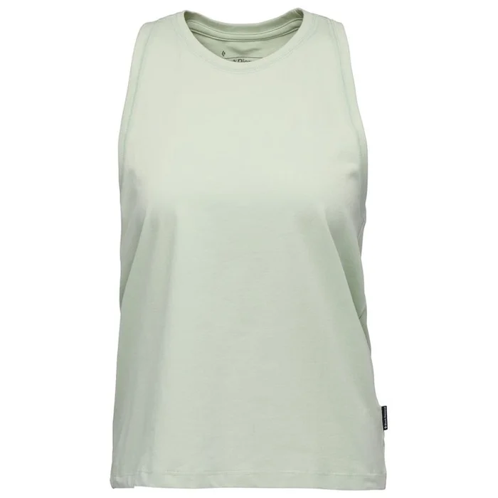Camiseta de escalada Black Diamond W Project Muscle Tank Foam Green