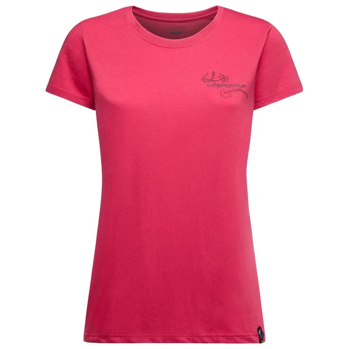 Camiseta de escalada La Sportiva Climb Flower T-Shirt W Rosebay