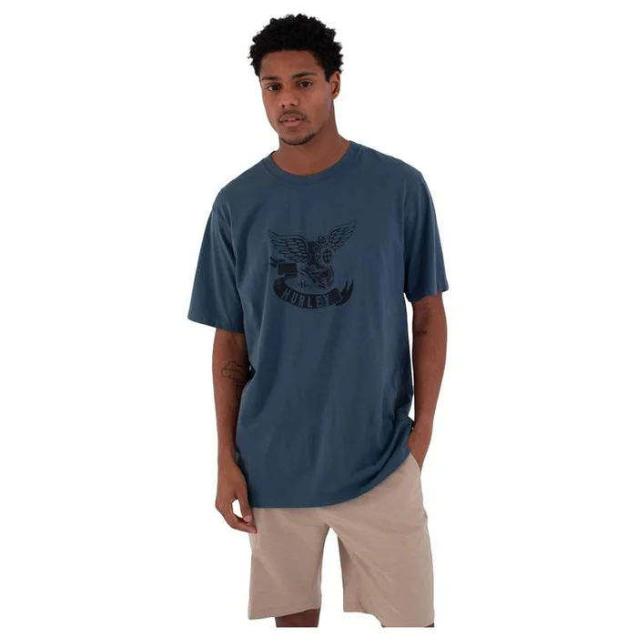 Camiseta Hurley M Sider FP Short Sleeve Tee Shirt Reversible Submarine