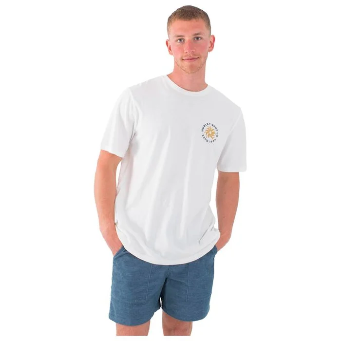 Camiseta Hurley Youcan Tucan Short Sleeve Barely Bone