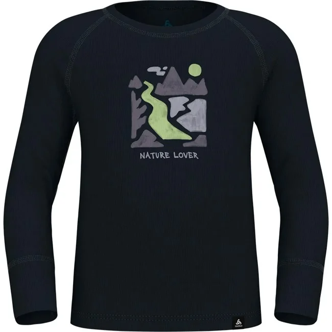 Camiseta odlo TOP CREW LS ACT WARM KID NAT LOVE