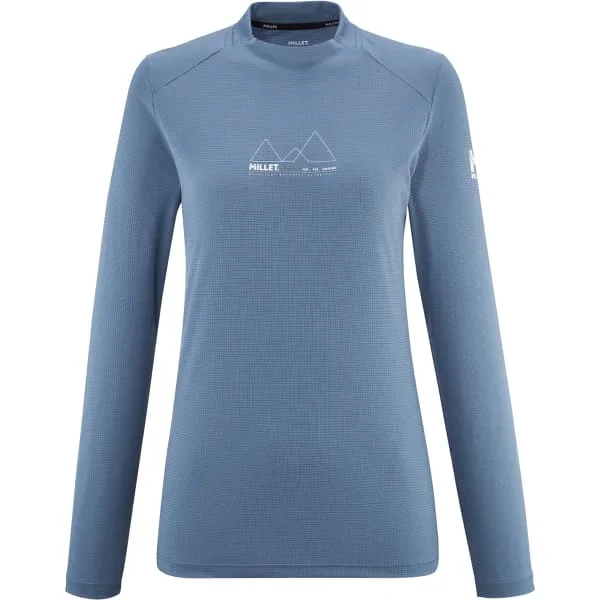 Camiseta senderismoMILLETKAMET TS LS W CORONET BLUE