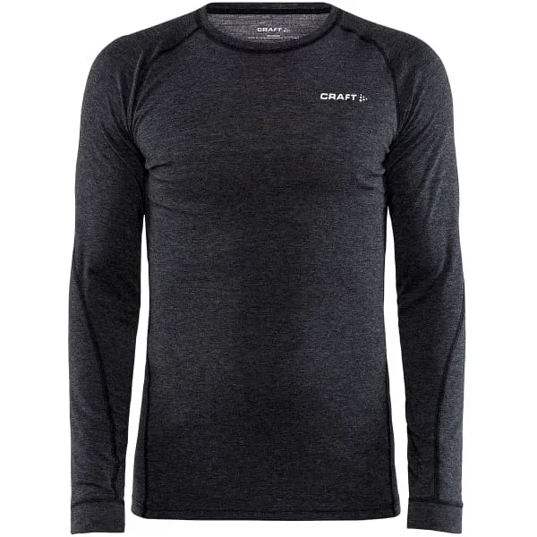 Camiseta térmicaCRAFTCORE WOOL MERINO LS TEE M BLACK