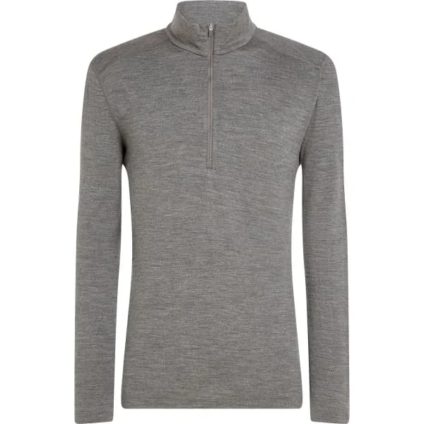 Camiseta térmicaICEBREAKER260 TECH LS HALF ZIP GRITSTONE HTHR