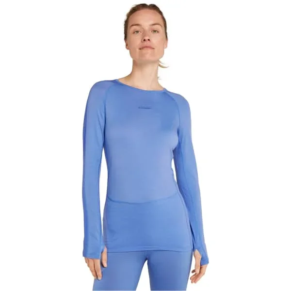 Camiseta térmicaICEBREAKERW MERINO ZONEKNIT 200 LS BAJ/BRILIANT/CB