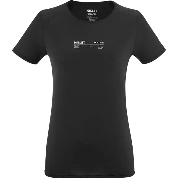 Camiseta trailMILLETINTENSE ESSENTIAL TS SS W BLACK/NOIR