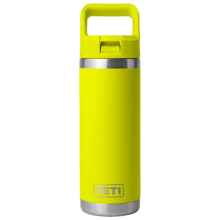 Cantimplora Yeti Rambler 18 Oz (532 ml) Straw Bottle Firefly Yellow
