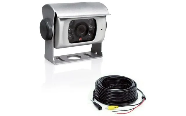 Caratec Safety CS100LA cámara con proyector de infrarrojos 20 m de cable de conexión plata
