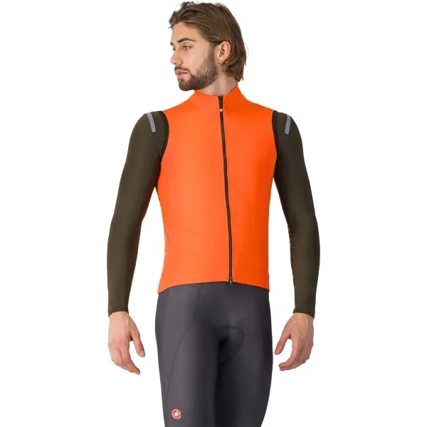 Chaqueta bicicletaCASTELLIPERFETTO AIR VEST BRILLIANT ORANGE