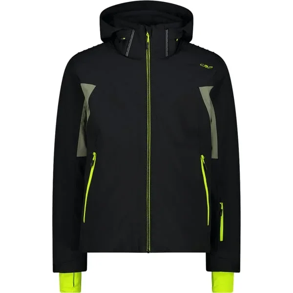 Chaqueta de esquíCMPMAN JACKET ZIP HOOD BLACK
