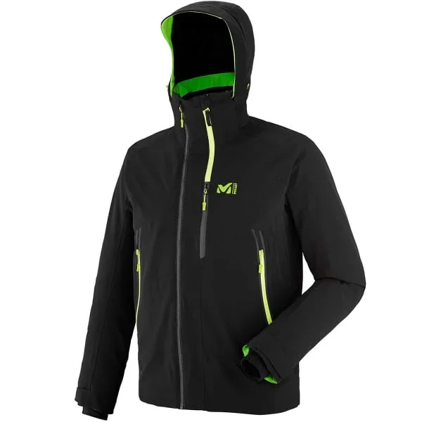 Chaqueta de esquíMILLET7/24 STRETCH JKT BLACK/ACID GREEN