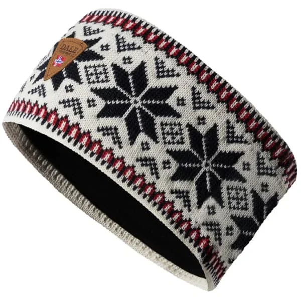Cinta esquíDALE OF NORWAYGARMISCH HEADBAND OFF WHITE/NAVY/RASPBERRY