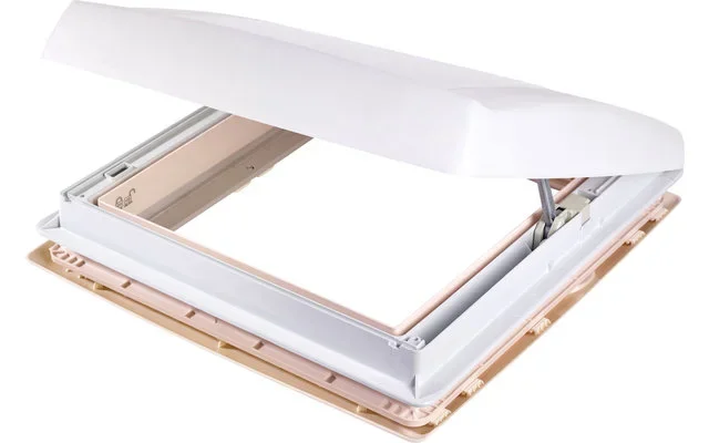 Claraboya de accionamiento manual 40 x 40 cm blanca Vent Thule