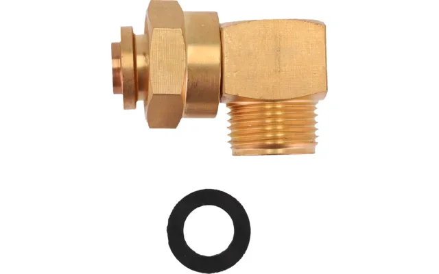 Codo Berger para regulador de presión de gas 90° AG M20 x 1,5 – M20 x 1,5 ÜM
