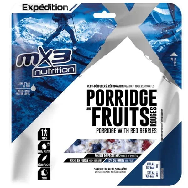 Comidas deshidratadasMX3MX3 PORRIDGE AUX FRUITS ROUGES 25 UNICOLORE