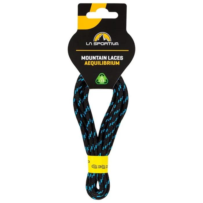 Cordones La Sportiva Lace Mountain Aequilibrium Black Malibu Blue