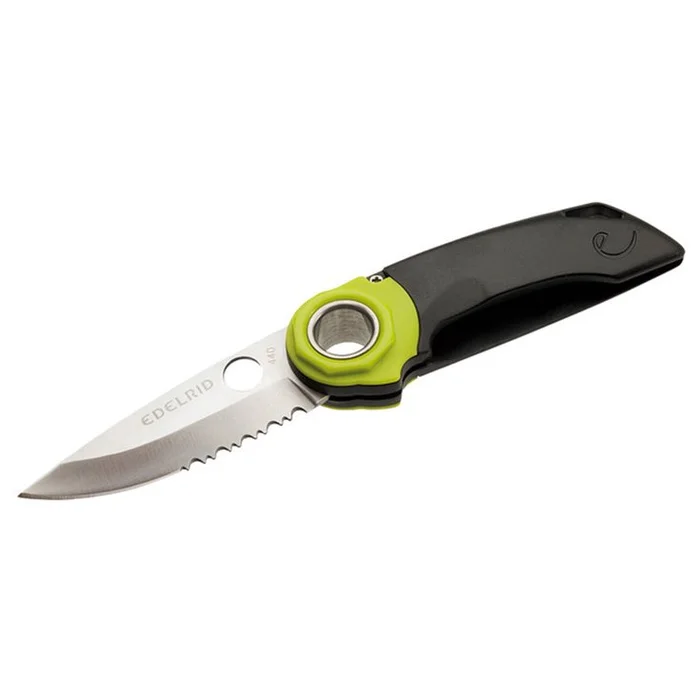 Cuchillos/navajas Edelrid Rope Tooth Einhandmesser Night Oasis