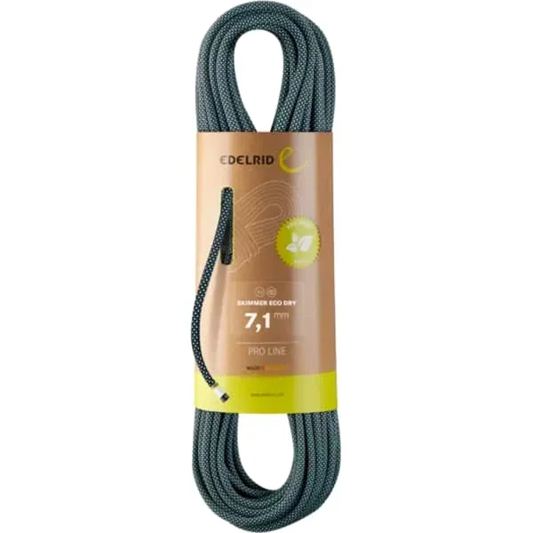 Cuerda alpinismoEDELRIDSKIMMER ECO DRY 7,1MM, 50 M NIGHT