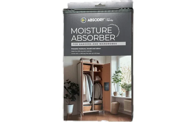 Deshumidificador de armarios Absodry Duo Family Hanger 600 g