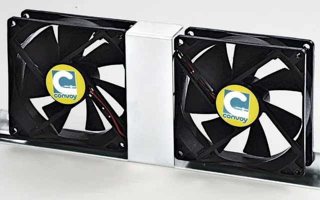 Doble ventilador para nevera Brunner